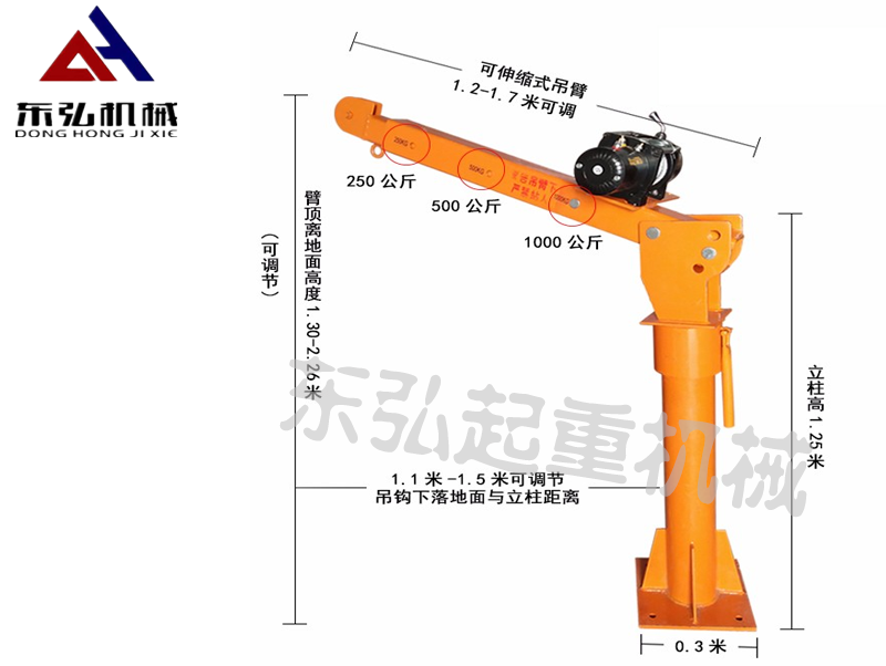 1噸多功能車載吊機(jī)